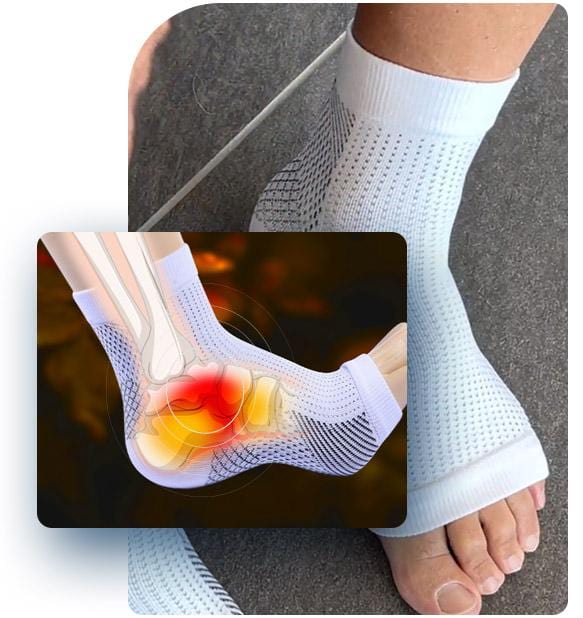 CompressOne™ -  Chaussette compression anti-fatigue (5 PAIRES)